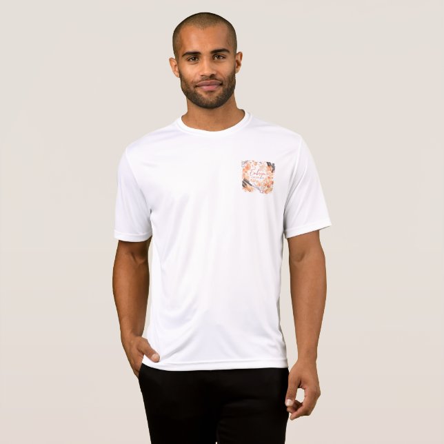 T-shirt barre de couleur Embryn (Devant entier)