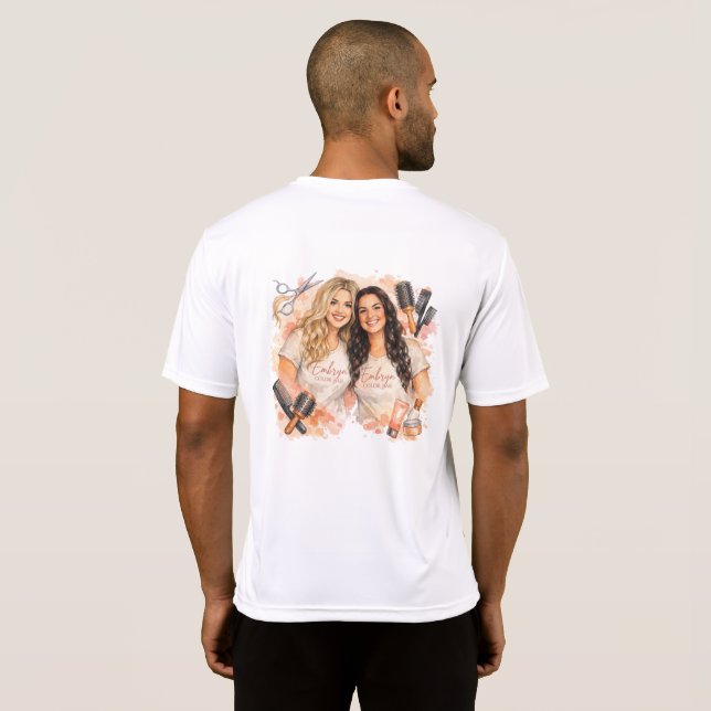 T-shirt Barre de couleur Embryn. Fondateurs (Dos entier)