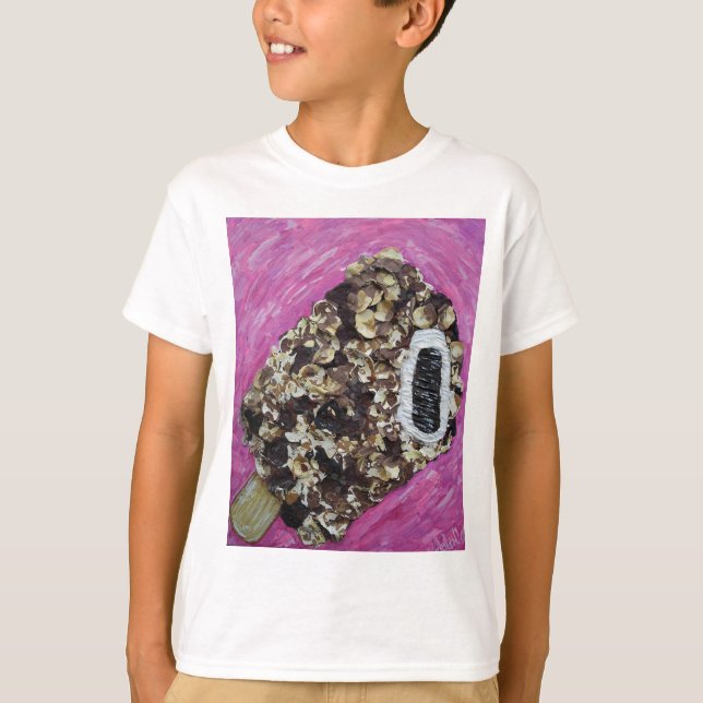 T-shirt "Barre de gâteau de chocolat " (Devant)