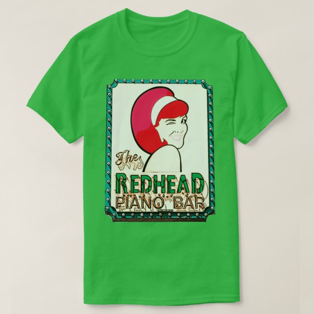 T-shirt Barre de piano Redhead (Design devant)