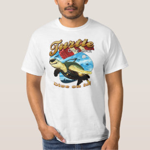 T-shirt Barre de piqué de tortue