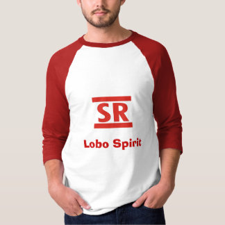 T-shirt barre de Sr de barre, esprit de Lobo