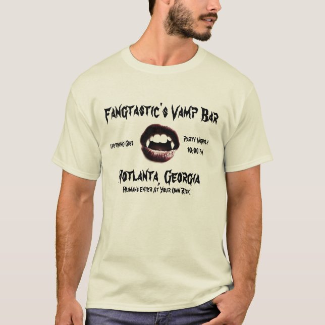 T-shirt Barre du vamp de Fangtastic (Devant)