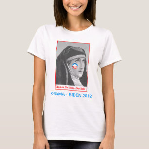 T-shirt Barre "nonne" pour Obama