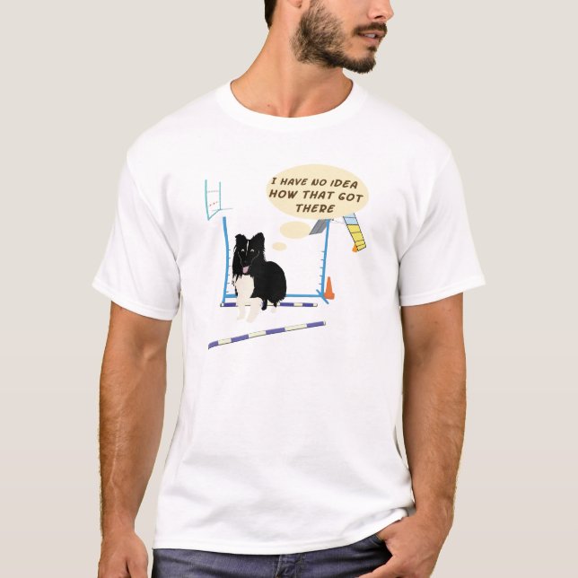 T-shirt Barre vers le bas (Devant)