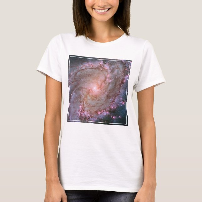 T-shirt Barred Spiral Galaxy Messier 83. (Devant)