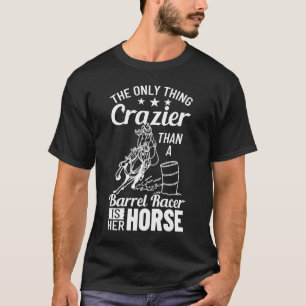 T-shirt Barrel Racer Cheval Racer Saddle Rodéo