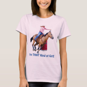 T-shirt Barrel Racer - Je suis ce genre de fille