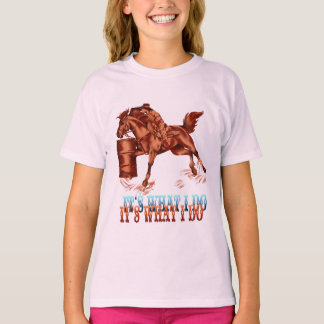 T-shirt Barrel Racing_C'est ce que je fais Chemise
