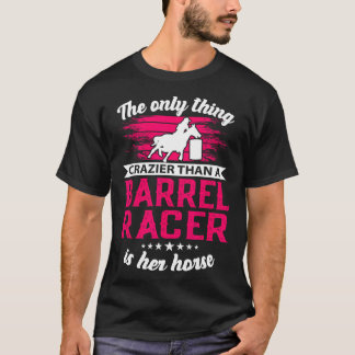 T-shirt Barrel Racing Roping Horseback équitation Rodéo
