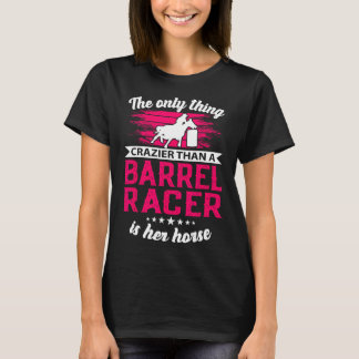T-shirt Barrel Racing Roping Horseback équitation Rodéo