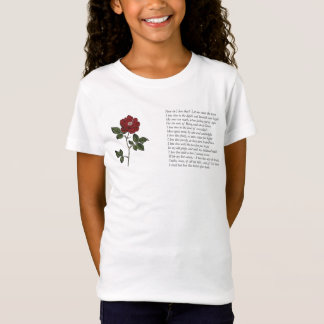 T-Shirt Barrett Browning - Sonnets du Portugais 43