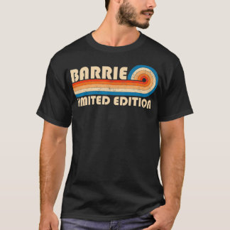 T-shirt BARRIE Nom de famille Retro Vintage 80s 90s Annive