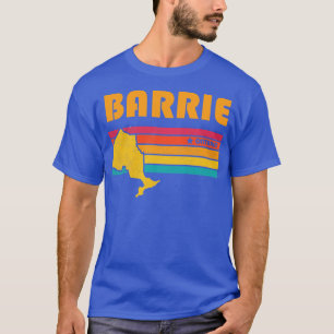 T-shirt Barrie Ontario Canada Souvenir Vintage en détresse