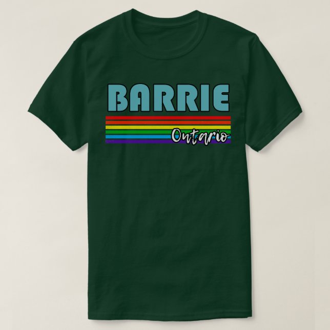 T-shirt Barrie Ontario Pride Barrie LGBT Don LGBTQ Suppo (Design devant)