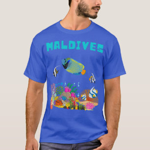 T-shirt barrière de corail des Maldives 1