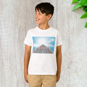 T-shirt Barrière rouge et blanche Accès bloqué