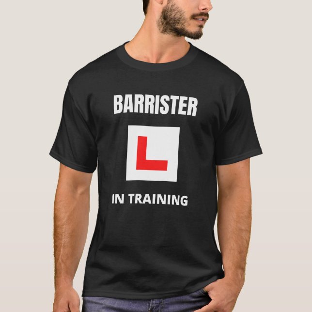 T-shirt Barrister en formation (Devant)