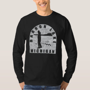 T-shirt Barron Lake Ice Fishing