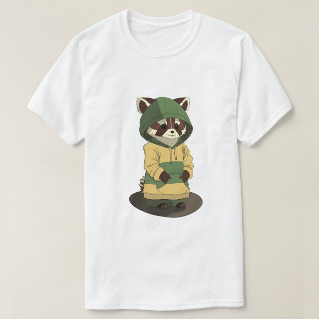 T-shirt Barron le Raccoon (Design devant)