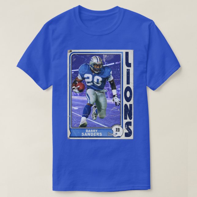 T-shirt Barry Sanders d (Design devant)