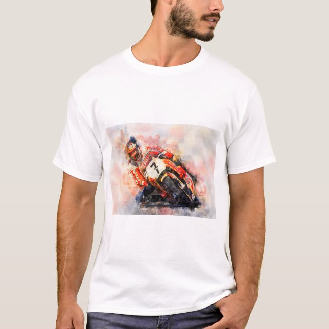 T-shirt Barry Sheene (Devant)