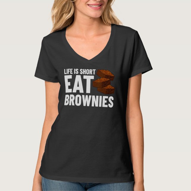 T-shirt Bars de recettes Brownie Cookie Mix Keto (Devant)