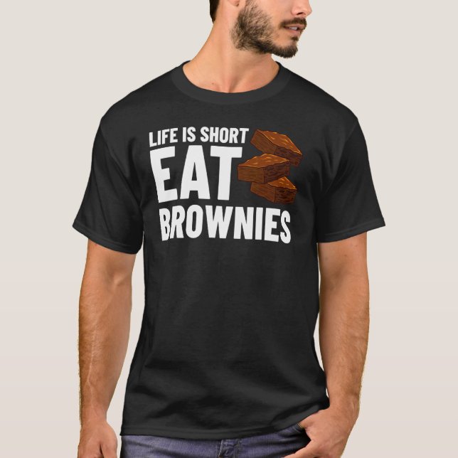 T-shirt Bars de recettes Brownie Cookie Mix Keto (Devant)