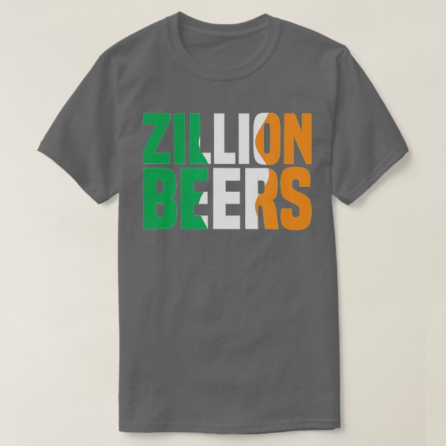 T-shirt Barstool Sports Zillion Bières Saint Patrick's Day (Design devant)