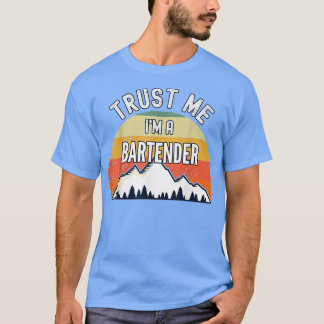 T-shirt Bartender Funt rouille Me Im