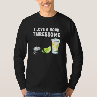 T-shirt Bartender I Love A Good Triesome Drinking Bartend