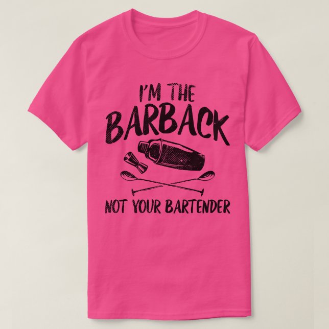 T-shirt Bartender Im Barback 1 (Design devant)