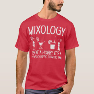 T-shirt Bartender Mixologist Cocktails Bar Boissons