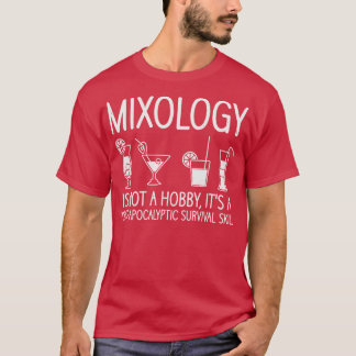 T-shirt Bartender Mixologist Cocktails Bar Boissons