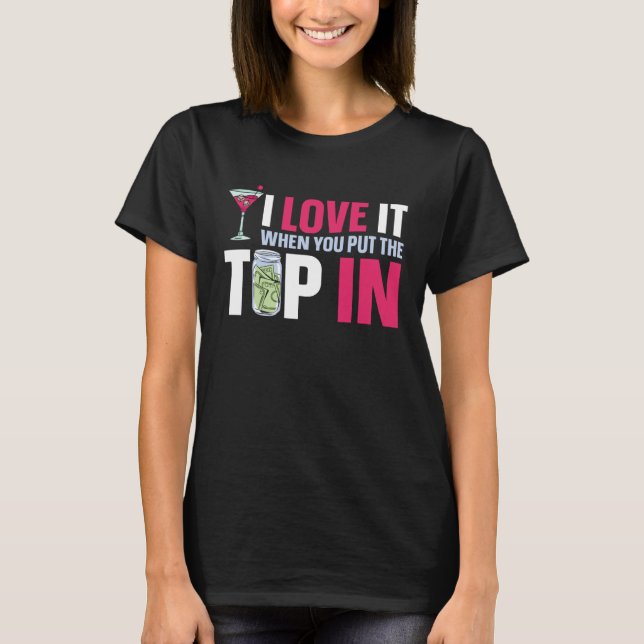 T-shirt Bartender Mixologist I Love It When You Put The Ti (Devant)