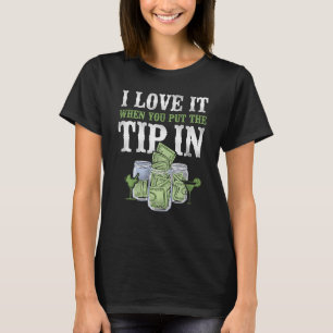 T-shirt Bartender Mixologue Je L'Aime Quand Vous Mettez Le