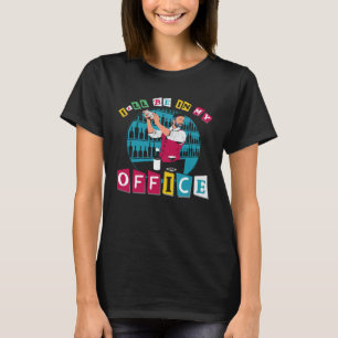 T-shirt Bartender Mixologue Je serai dans mon bureau