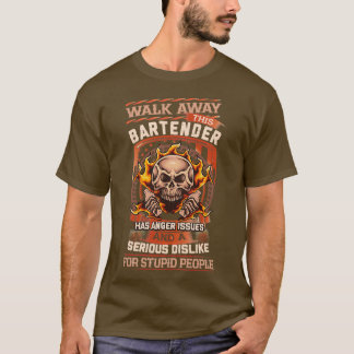 T-shirt Bartender Sarcastique
