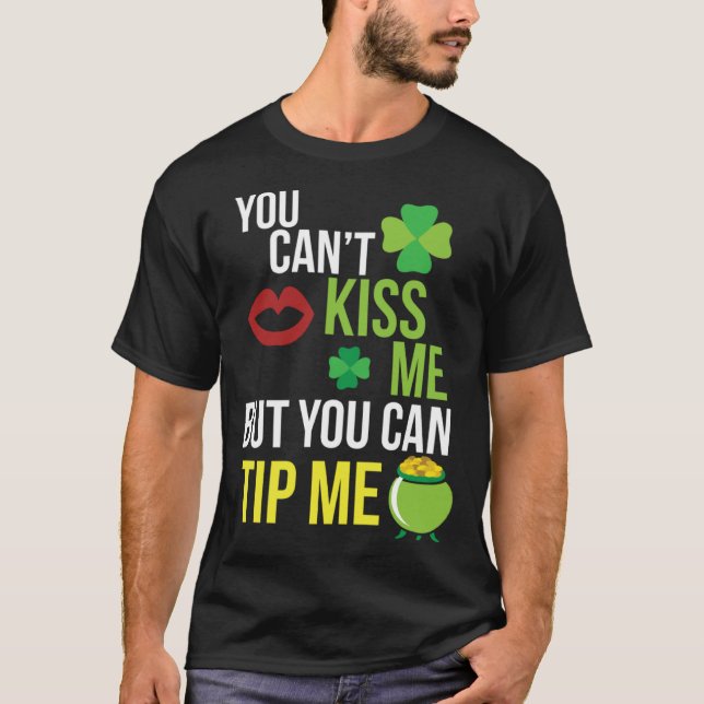 T-shirt Bartender  St Patricks Day Waitress Waiter Server (Devant)