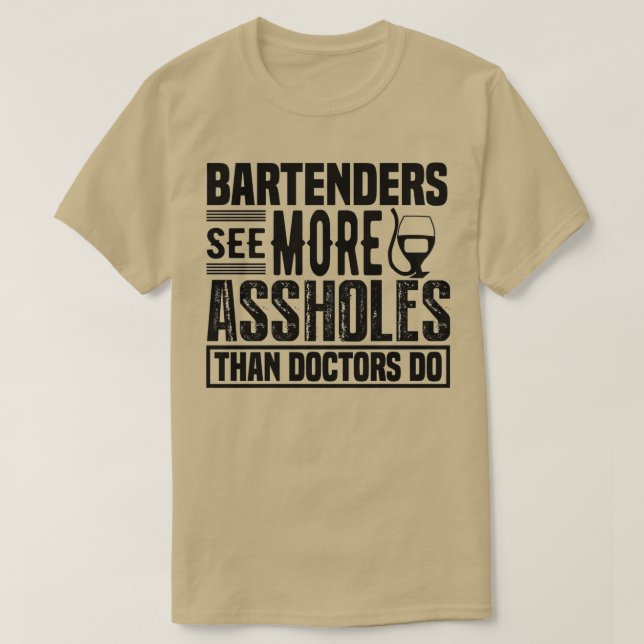 T-shirt Bartender Voir plus (Design devant)