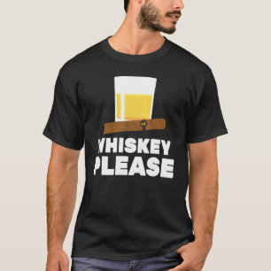 T-shirt Bartender - Whiskey Please - Cigar - Bar - Taverne