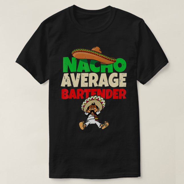 T-shirt Bartenders  Bartending Stuff Joke Pun Funny Bartke (Design devant)