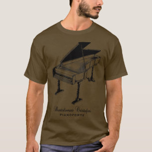 T-shirt Bartolomeo Cristofori Pianoforte Piano Music