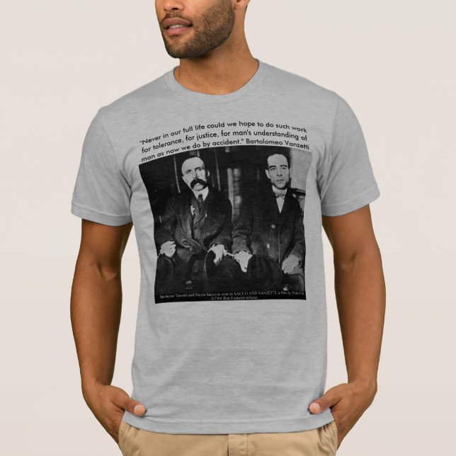 T-shirt Bartolomeo Vanzetti (Devant)
