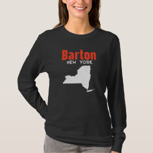 T-shirt Barton New York États-Unis État Amérique Voyage Ne