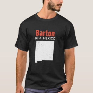 T-shirt Barton USA State America Travel New Mexican New Me