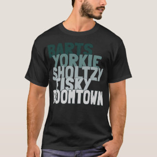 T-shirt Barts yorkie sholtzy fisky boomtown 1