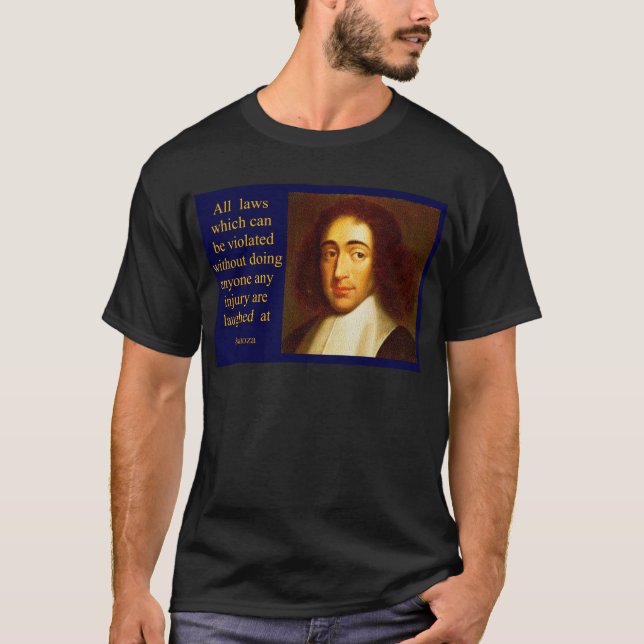 T-shirt Baruch Spinoza (Devant)