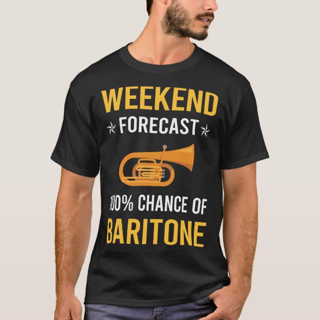 T-shirt Baryton de week-end (Devant)