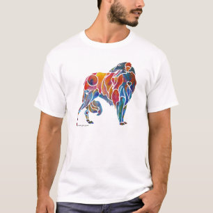 T-shirt Barzoï lunatique